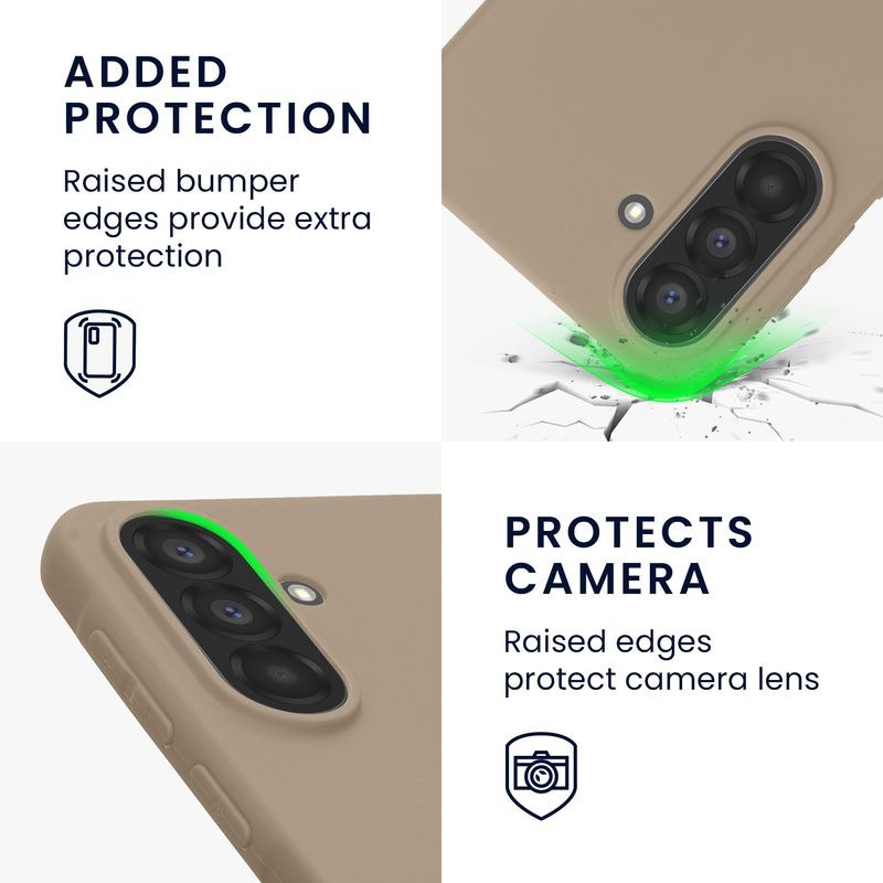 Laptop, Telefoane si Tablete - Telefoane mobile si accesorii - Accesorii Telefoane - Huse telefoane - Husa Kwmobile pentru Samsung Galaxy A37 5G, incarcare wireless, TPU, bej - Infinity.ro