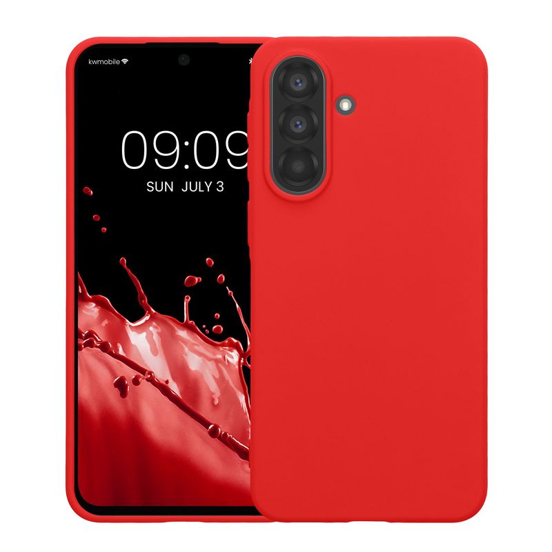 Laptop, Telefoane si Tablete - Telefoane mobile si accesorii - Accesorii Telefoane - Huse telefoane - Husa Kwmobile pentru Samsung Galaxy A37 5G, incarcare wireless, TPU, rosu - Infinity.ro