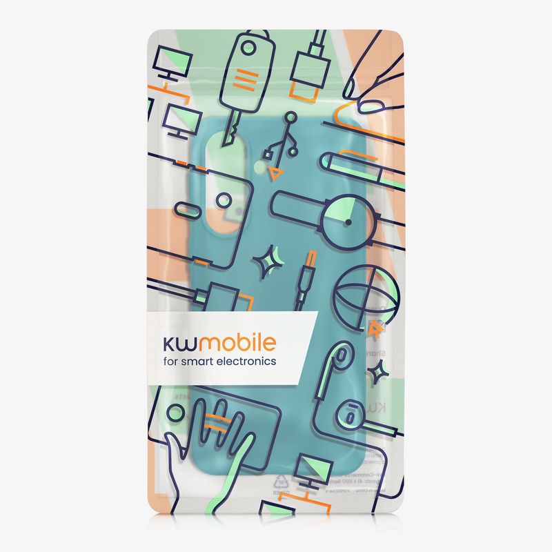Laptop, Telefoane si Tablete - Telefoane mobile si accesorii - Accesorii Telefoane - Huse telefoane - Husa Kwmobile pentru Samsung Galaxy A37 5G, incarcare wireless, TPU, turcoaz - Infinity.ro