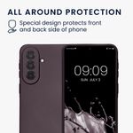 Laptop, Telefoane si Tablete - Telefoane mobile si accesorii - Accesorii Telefoane - Huse telefoane - Husa Kwmobile pentru Samsung Galaxy A37 5G, protectie la zgarieturi, anti-alunecare, silicon, mov - Infinity.ro