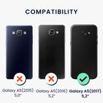 Laptop, Telefoane si Tablete - Telefoane mobile si accesorii - Accesorii Telefoane - Huse telefoane - Husa Kwmobile pentru Samsung Galaxy A5 (2017), incarcare wireless, silicon, verde - Infinity.ro