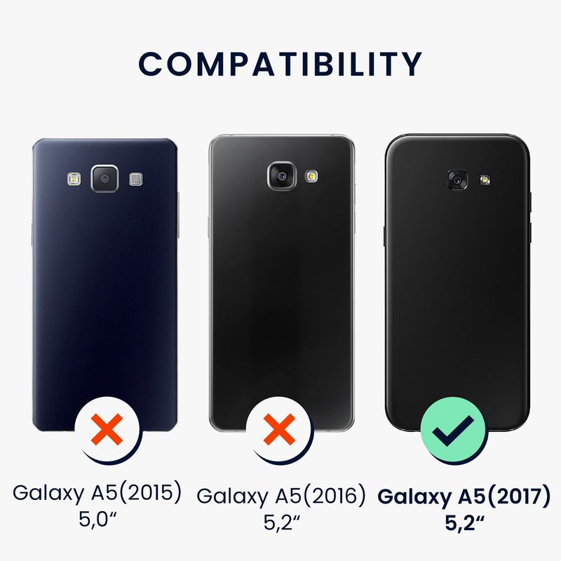 Laptop, Telefoane si Tablete - Telefoane mobile si accesorii - Accesorii Telefoane - Huse telefoane - Husa Kwmobile pentru Samsung Galaxy A5 (2017), incarcare wireless, silicon, verde - Infinity.ro