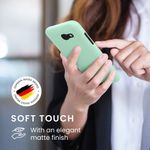 Laptop, Telefoane si Tablete - Telefoane mobile si accesorii - Accesorii Telefoane - Huse telefoane - Husa Kwmobile pentru Samsung Galaxy A5 (2017), incarcare wireless, silicon, verde - Infinity.ro