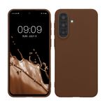 Laptop, Telefoane si Tablete - Telefoane mobile si accesorii - Accesorii Telefoane - Huse telefoane - Husa Kwmobile pentru Samsung Galaxy A37 5G, incarcare wireless, TPU, maro - Infinity.ro