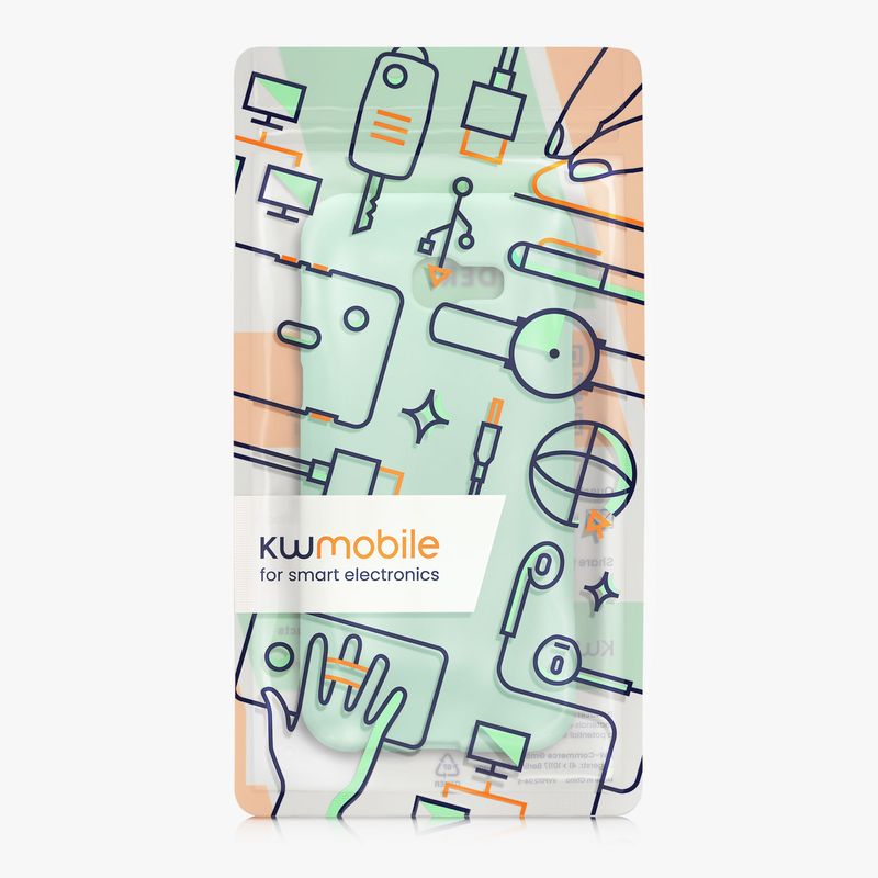 Laptop, Telefoane si Tablete - Telefoane mobile si accesorii - Accesorii Telefoane - Huse telefoane - Husa Kwmobile pentru Samsung Galaxy A5 (2017), incarcare wireless, silicon, verde - Infinity.ro