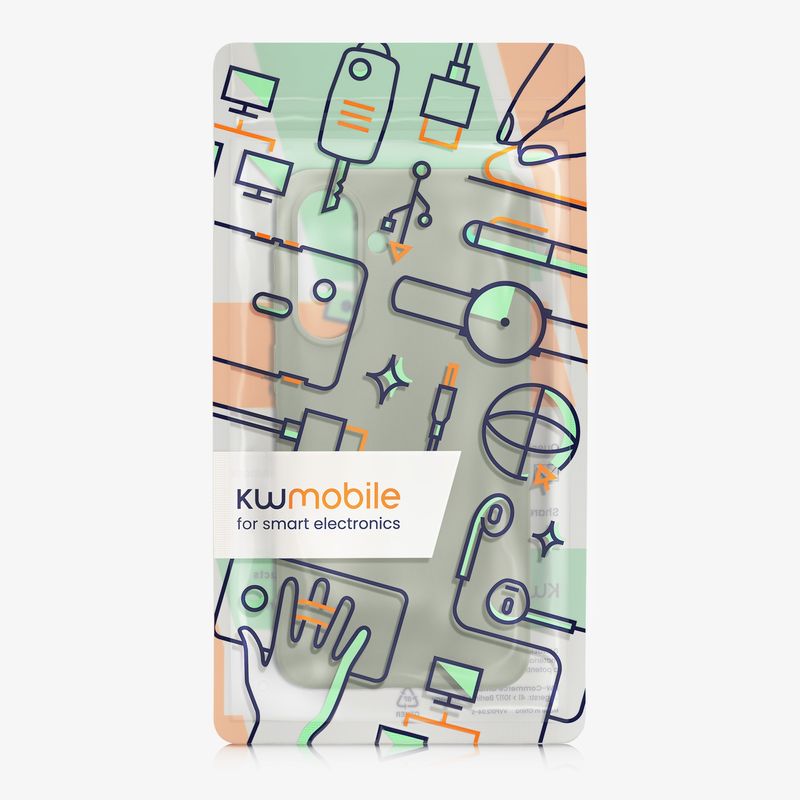 Laptop, Telefoane si Tablete - Telefoane mobile si accesorii - Accesorii Telefoane - Huse telefoane - Husa Kwmobile pentru Samsung Galaxy A37 5G, incarcare wireless, TPU, verde, gri - Infinity.ro