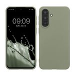Laptop, Telefoane si Tablete - Telefoane mobile si accesorii - Accesorii Telefoane - Huse telefoane - Husa Kwmobile pentru Samsung Galaxy A37 5G, incarcare wireless, TPU, verde, gri - Infinity.ro