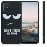 Laptop, Telefoane si Tablete - Telefoane mobile si accesorii - Accesorii Telefoane - Huse telefoane - Husa Kwmobile pentru Samsung Galaxy A51, anti-alunecare, silicon, alb, negru - Infinity.ro