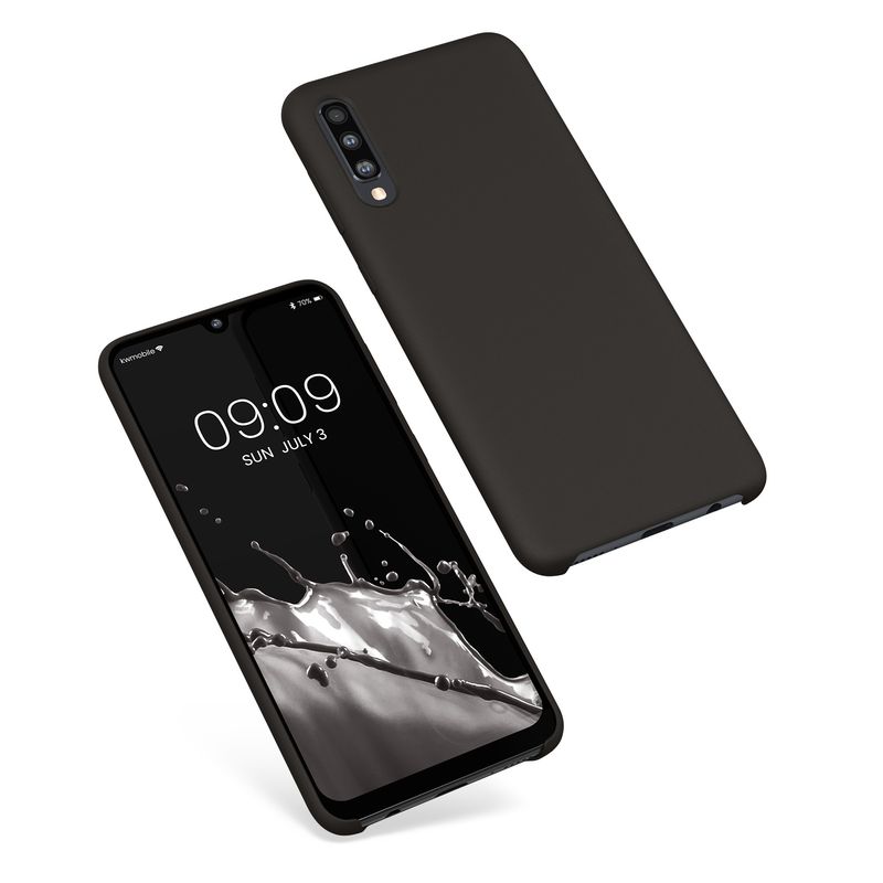 Laptop, Telefoane si Tablete - Telefoane mobile si accesorii - Accesorii Telefoane - Huse telefoane - Husa Kwmobile pentru Samsung Galaxy A50/Galaxy A50s/Galaxy A30s, incarcare wireless, anti-alunecare, silicon, negru - Infinity.ro
