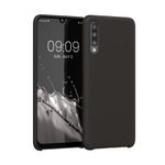 Laptop, Telefoane si Tablete - Telefoane mobile si accesorii - Accesorii Telefoane - Huse telefoane - Husa Kwmobile pentru Samsung Galaxy A50/Galaxy A50s/Galaxy A30s, incarcare wireless, anti-alunecare, silicon, negru - Infinity.ro