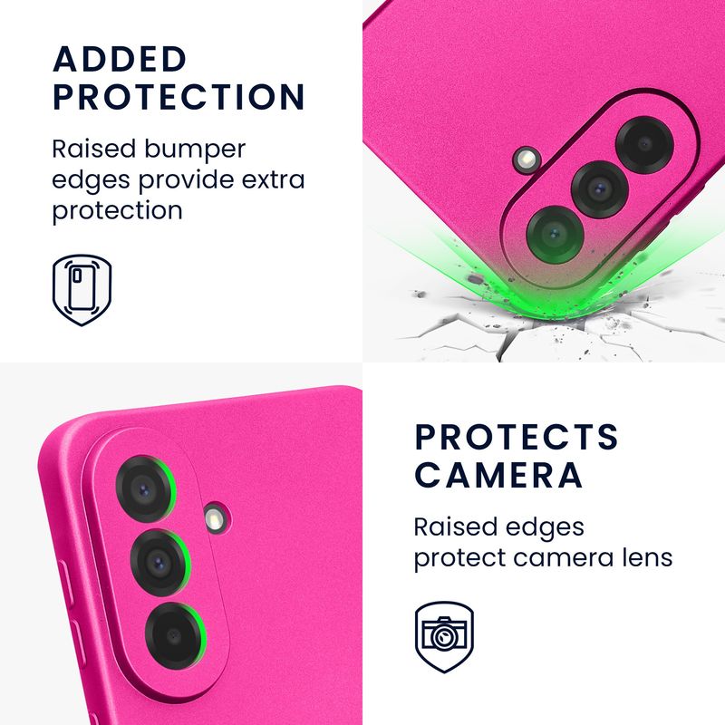 Laptop, Telefoane si Tablete - Telefoane mobile si accesorii - Accesorii Telefoane - Huse telefoane - Husa Kwmobile pentru Samsung Galaxy A37 5G, protectie la zgarieturi, silicon, roz - Infinity.ro