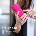 Laptop, Telefoane si Tablete - Telefoane mobile si accesorii - Accesorii Telefoane - Huse telefoane - Husa Kwmobile pentru Samsung Galaxy A37 5G, protectie la zgarieturi, silicon, roz - Infinity.ro