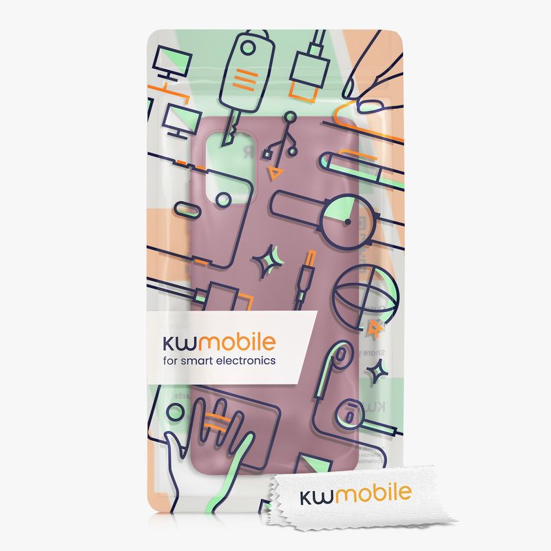 Laptop, Telefoane si Tablete - Telefoane mobile si accesorii - Accesorii Telefoane - Huse telefoane - Husa Kwmobile pentru Samsung Galaxy A51, incarcare wireless, silicon, mov - Infinity.ro