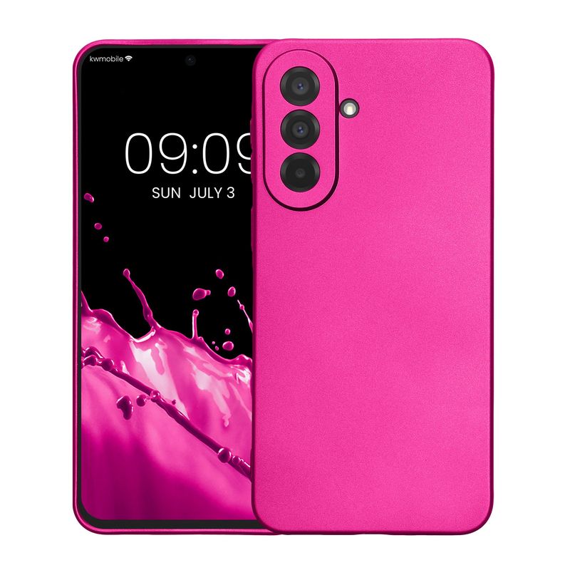 Laptop, Telefoane si Tablete - Telefoane mobile si accesorii - Accesorii Telefoane - Huse telefoane - Husa Kwmobile pentru Samsung Galaxy A37 5G, protectie la zgarieturi, silicon, roz - Infinity.ro