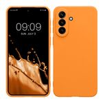 Laptop, Telefoane si Tablete - Telefoane mobile si accesorii - Accesorii Telefoane - Huse telefoane - Husa Kwmobile pentru Samsung Galaxy A37 5G, protectie la zgarieturi, silicon, portocaliu - Infinity.ro