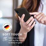 Laptop, Telefoane si Tablete - Telefoane mobile si accesorii - Accesorii Telefoane - Huse telefoane - Husa Kwmobile pentru Samsung Galaxy A50/Galaxy A50s/Galaxy A30s, incarcare wireless, anti-alunecare, silicon, negru - Infinity.ro