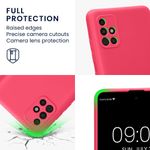 Laptop, Telefoane si Tablete - Telefoane mobile si accesorii - Accesorii Telefoane - Huse telefoane - Husa Kwmobile pentru Samsung Galaxy A51, anti-alunecare, silicon, roz neon - Infinity.ro