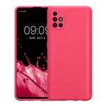 Laptop, Telefoane si Tablete - Telefoane mobile si accesorii - Accesorii Telefoane - Huse telefoane - Husa Kwmobile pentru Samsung Galaxy A51, anti-alunecare, silicon, roz neon - Infinity.ro