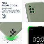 Laptop, Telefoane si Tablete - Telefoane mobile si accesorii - Accesorii Telefoane - Huse telefoane - Husa Kwmobile pentru Samsung Galaxy A51, anti-alunecare, silicon, verde, gri - Infinity.ro
