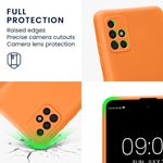 Laptop, Telefoane si Tablete - Telefoane mobile si accesorii - Accesorii Telefoane - Huse telefoane - Husa Kwmobile pentru Samsung Galaxy A51, anti-alunecare, silicon, portocaliu - Infinity.ro