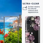Laptop, Telefoane si Tablete - Telefoane mobile si accesorii - Accesorii Telefoane - Huse telefoane - Husa Kwmobile pentru Samsung Galaxy A51, protectie la zgarieturi, TPU, sticla temperata, mov, transparent - Infinity.ro