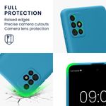 Laptop, Telefoane si Tablete - Telefoane mobile si accesorii - Accesorii Telefoane - Huse telefoane - Husa Kwmobile pentru Samsung Galaxy A51, protectie la zgarieturi, silicon, albastru - Infinity.ro