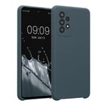Laptop, Telefoane si Tablete - Telefoane mobile si accesorii - Accesorii Telefoane - Huse telefoane - Husa Kwmobile pentru Samsung Galaxy A52/Galaxy A52 5G/Galaxy A52s 5G, anti-alunecare, anti-amprenta, silicon, gri - Infinity.ro