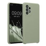 Laptop, Telefoane si Tablete - Telefoane mobile si accesorii - Accesorii Telefoane - Huse telefoane - Husa Kwmobile pentru Samsung Galaxy A52/Galaxy A52 5G/Galaxy A52s 5G, anti-alunecare, anti-amprenta, silicon, verde - Infinity.ro