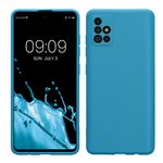 Laptop, Telefoane si Tablete - Telefoane mobile si accesorii - Accesorii Telefoane - Huse telefoane - Husa Kwmobile pentru Samsung Galaxy A51, protectie la zgarieturi, silicon, albastru - Infinity.ro