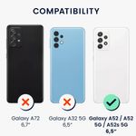Laptop, Telefoane si Tablete - Telefoane mobile si accesorii - Accesorii Telefoane - Huse telefoane - Husa Kwmobile pentru Samsung Galaxy A52/Galaxy A52 5G/Galaxy A52s 5G, anti-alunecare, anti-amprenta, silicon, gri - Infinity.ro