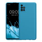 Laptop, Telefoane si Tablete - Telefoane mobile si accesorii - Accesorii Telefoane - Huse telefoane - Husa Kwmobile pentru Samsung Galaxy A51, protectie la zgarieturi, silicon, albastru - Infinity.ro