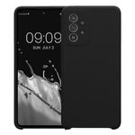 Laptop, Telefoane si Tablete - Telefoane mobile si accesorii - Accesorii Telefoane - Huse telefoane - Husa Kwmobile pentru Samsung Galaxy A52/Galaxy A52 5G/Galaxy A52s 5G, anti-alunecare, silicon, negru - Infinity.ro