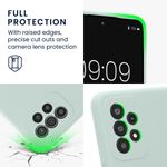 Laptop, Telefoane si Tablete - Telefoane mobile si accesorii - Accesorii Telefoane - Huse telefoane - Husa Kwmobile pentru Samsung Galaxy A52/Galaxy A52 5G/Galaxy A52s 5G, anti-alunecare, silicon, menta - Infinity.ro