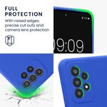 Laptop, Telefoane si Tablete - Telefoane mobile si accesorii - Accesorii Telefoane - Huse telefoane - Husa Kwmobile pentru Samsung Galaxy A52/Galaxy A52 5G/Galaxy A52s 5G, anti-alunecare, silicon, albastru baltic - Infinity.ro