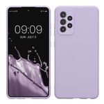 Laptop, Telefoane si Tablete - Telefoane mobile si accesorii - Accesorii Telefoane - Huse telefoane - Husa Kwmobile pentru Samsung Galaxy A52/Galaxy A52 5G/Galaxy A52s 5G, anti-alunecare, silicon, lavanda - Infinity.ro