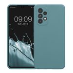Laptop, Telefoane si Tablete - Telefoane mobile si accesorii - Accesorii Telefoane - Huse telefoane - Husa Kwmobile pentru Samsung Galaxy A53 5G, anti-alunecare, protectie la socuri, silicon, albastru - Infinity.ro