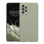 Laptop, Telefoane si Tablete - Telefoane mobile si accesorii - Accesorii Telefoane - Huse telefoane - Husa Kwmobile pentru Samsung Galaxy A52/Galaxy A52 5G/Galaxy A52s 5G, anti-alunecare, silicon, verde, gri - Infinity.ro