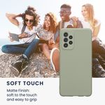 Laptop, Telefoane si Tablete - Telefoane mobile si accesorii - Accesorii Telefoane - Huse telefoane - Husa Kwmobile pentru Samsung Galaxy A52/Galaxy A52 5G/Galaxy A52s 5G, anti-alunecare, silicon, verde, gri - Infinity.ro