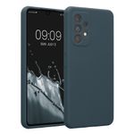 Laptop, Telefoane si Tablete - Telefoane mobile si accesorii - Accesorii Telefoane - Huse telefoane - Husa Kwmobile pentru Samsung Galaxy A53 5G, anti-alunecare, anti-amprenta, silicon, gri - Infinity.ro