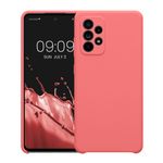 Laptop, Telefoane si Tablete - Telefoane mobile si accesorii - Accesorii Telefoane - Huse telefoane - Husa Kwmobile pentru Samsung Galaxy A52/Galaxy A52 5G/Galaxy A52s 5G, incarcare wireless, silicon, roz - Infinity.ro
