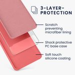 Laptop, Telefoane si Tablete - Telefoane mobile si accesorii - Accesorii Telefoane - Huse telefoane - Husa Kwmobile pentru Samsung Galaxy A52/Galaxy A52 5G/Galaxy A52s 5G, incarcare wireless, silicon, roz - Infinity.ro