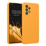 Laptop, Telefoane si Tablete - Telefoane mobile si accesorii - Accesorii Telefoane - Huse telefoane - Husa Kwmobile pentru Samsung Galaxy A53 5G, anti-alunecare, anti-amprenta, silicon, portocaliu - Infinity.ro