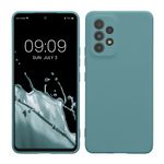 Laptop, Telefoane si Tablete - Telefoane mobile si accesorii - Accesorii Telefoane - Huse telefoane - Husa Kwmobile pentru Samsung Galaxy A53 5G, anti-alunecare, silicon, noapte arctica - Infinity.ro