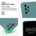 Laptop, Telefoane si Tablete - Telefoane mobile si accesorii - Accesorii Telefoane - Huse telefoane - Husa Kwmobile pentru Samsung Galaxy A53 5G, anti-alunecare, silicon, noapte arctica - Infinity.ro