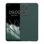 Laptop, Telefoane si Tablete - Telefoane mobile si accesorii - Accesorii Telefoane - Huse telefoane - Husa Kwmobile pentru Samsung Galaxy A53 5G, anti-alunecare, silicon, albastru verzui - Infinity.ro