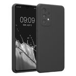 Laptop, Telefoane si Tablete - Telefoane mobile si accesorii - Accesorii Telefoane - Huse telefoane - Husa Kwmobile pentru Samsung Galaxy A53 5G, anti-alunecare, silicon, gri inchis - Infinity.ro