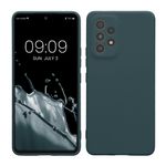 Laptop, Telefoane si Tablete - Telefoane mobile si accesorii - Accesorii Telefoane - Huse telefoane - Husa Kwmobile pentru Samsung Galaxy A53 5G, anti-alunecare, silicon, ardezie inchisa - Infinity.ro