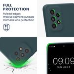 Laptop, Telefoane si Tablete - Telefoane mobile si accesorii - Accesorii Telefoane - Huse telefoane - Husa Kwmobile pentru Samsung Galaxy A53 5G, anti-alunecare, silicon, ardezie inchisa - Infinity.ro