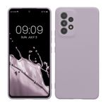 Laptop, Telefoane si Tablete - Telefoane mobile si accesorii - Accesorii Telefoane - Huse telefoane - Husa Kwmobile pentru Samsung Galaxy A53 5G, anti-alunecare, silicon, lavanda - Infinity.ro
