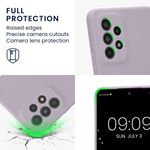 Laptop, Telefoane si Tablete - Telefoane mobile si accesorii - Accesorii Telefoane - Huse telefoane - Husa Kwmobile pentru Samsung Galaxy A53 5G, anti-alunecare, silicon, lavanda - Infinity.ro